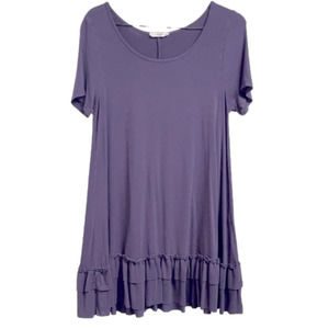 Easel Tiered Ruffled Tunic